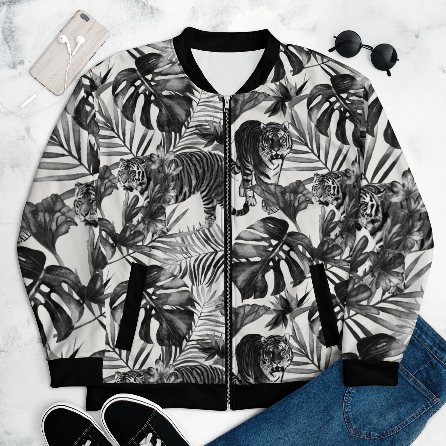 CHAQUETA BOMBER ·BELLEZA DE LA JUNGLA·